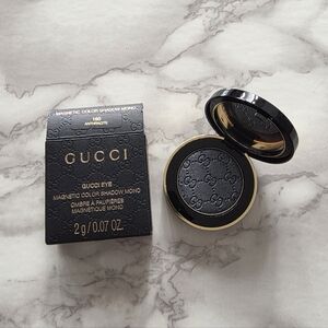 NEW Gucci Black Magnetic Color Shadow Mono - 160 Anthracite Black